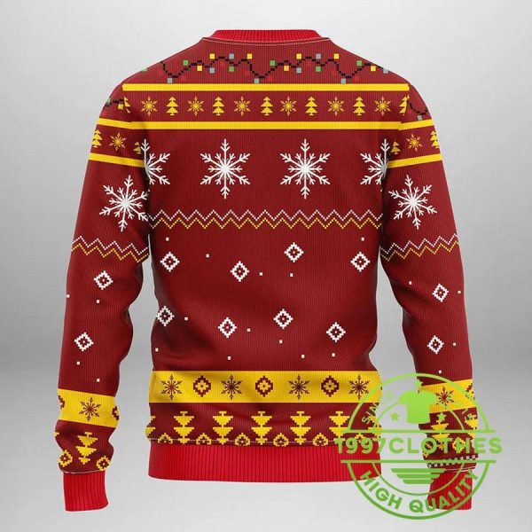 Kansas City Chiefs Funny Grinch Ugly Christmas Sweater, Kansas City Chiefs Ugly Sweater, NFL Ugly Sweater