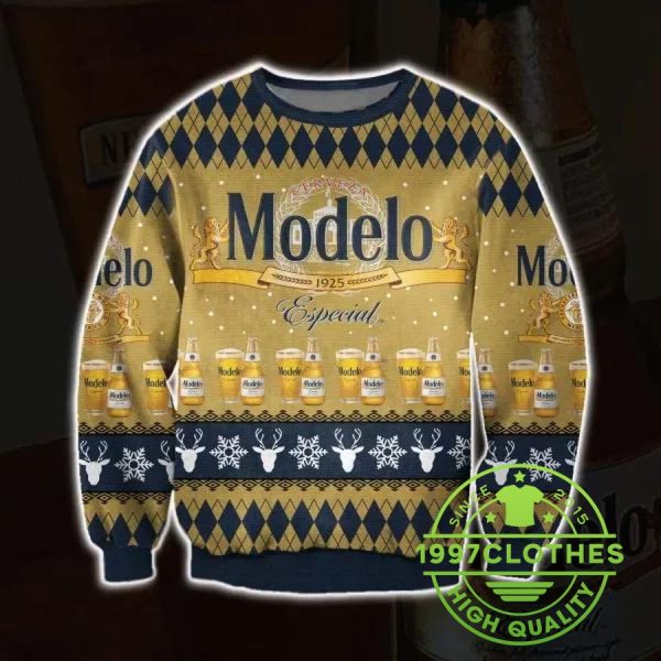 Modelo Especial Ugly Christmas Sweater, Modelo Ugly Sweater, Beer Ugly Sweater