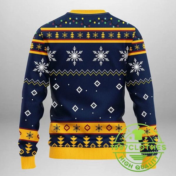 Nashville Predators Funny Grinch Ugly Christmas Sweater, Nashville Predators Ugly Sweater, NHL Ugly Sweater