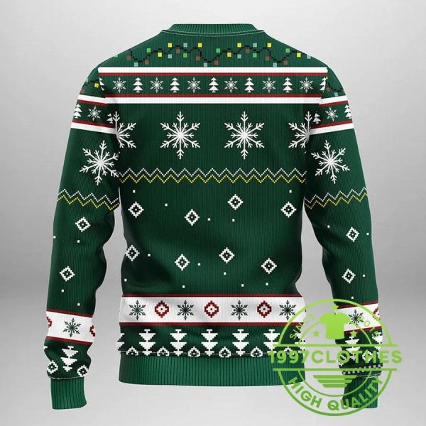 New York Jets Funny Grinch Ugly Christmas Sweater, New York Jets Ugly Sweater, NFL Ugly Sweater