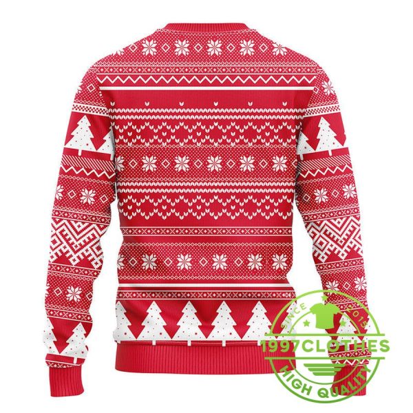 Ohio State Buckeyes Grinch Hug Ugly Christmas Sweater, Ohio State Buckeyes Ugly Sweater, NCAA Ugly Sweater