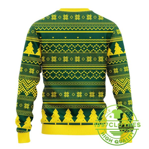 Oregon Ducks Grinch Hug Ugly Christmas Sweater, Oregon Duck Ugly Sweater, NCAA Ugly Sweater