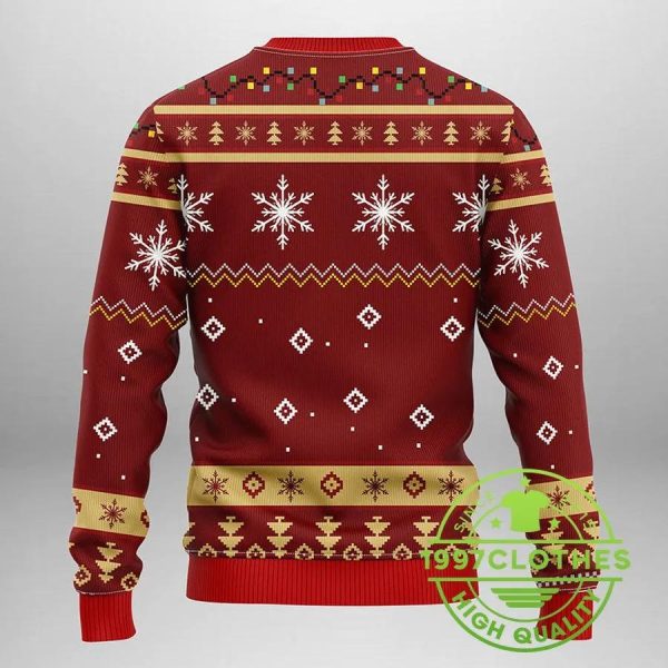 San Francisco 49ers Funny Grinch Ugly Christmas Sweater, San Francisco 49ers Ugly Sweater, NFL Ugly Sweater