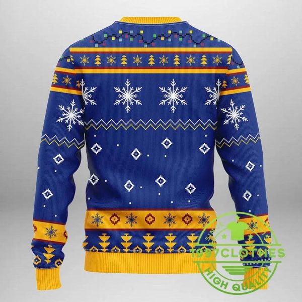 St. Louis Blues Funny Grinch Ugly Christmas Sweater, St. Louis Blues Ugly Sweater, NHL Ugly Sweater