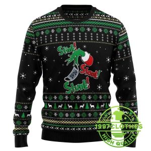 Stink Stank Stunk Grinch Ugly Christmas Sweater 1