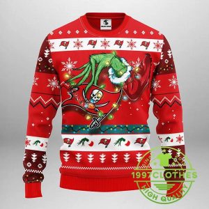 Tampa Bay Buccaneers Grinch Ugly Christmas Sweater 1