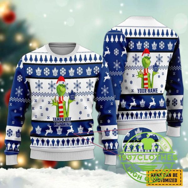 The Grinch Toronto Maple Leafs Ugly Christmas Sweater, Toronto Maple Leafs Ugly Sweater, NHL Ugly Sweater