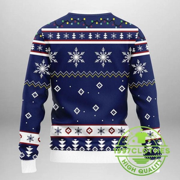 Toronto Maple Leafs Funny Grinch Ugly Christmas Sweater, Toronto Maple Leafs Ugly Sweater, NHL Ugly Sweater