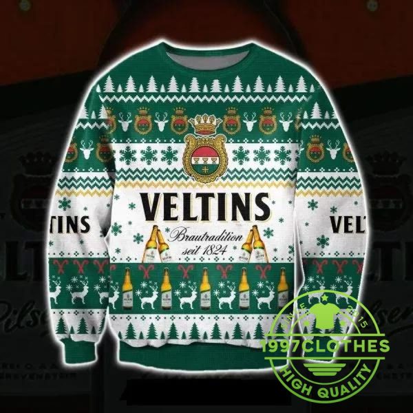 Veltins Beer Ugly Christmas Sweater, Veltins Ugly Sweater, Beer Ugly Sweater