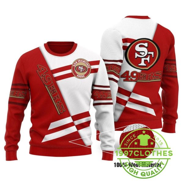 NFL San Francisco 49ers Ugly Christmas Sweater, San Francisco 49ers Ugly Sweater, NFL Ugly Sweater