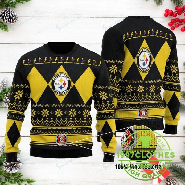 Pittsburgh Steelers Ugly Christmas Sweater, Pittsburgh Steelers Ugly Sweater, NFL Ugly Sweater