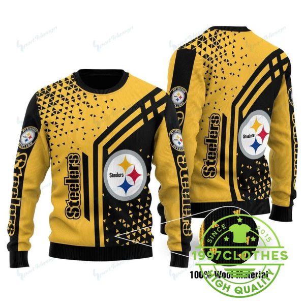 Pittsburgh Steelers Ugly Sweater, Pittsburgh Steelers Ugly Christmas Sweater, NFL Ugly Sweater