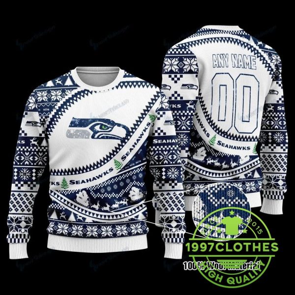 Seattle Seahawks Ugly Sweater, Seattle Seahawks Ugly Sweater, NFL Ugly Sweater