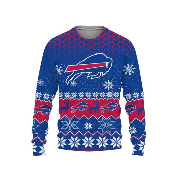 Buffalo Bills NFL Ugly Christmas Sweater, Buffalo Bills Ugly Sweater, NFL Ugly Sweater