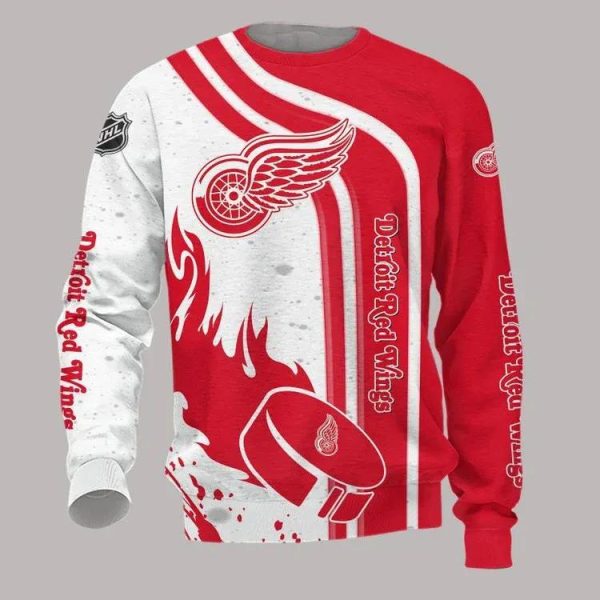 Detroit Red Wings Ugly Christmas Sweater, Detroit Red Wings Ugly Sweater, NHL Ugly Sweater