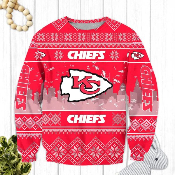 Kansas City Chiefs Ugly Sweater, NFL Ugly Sweater