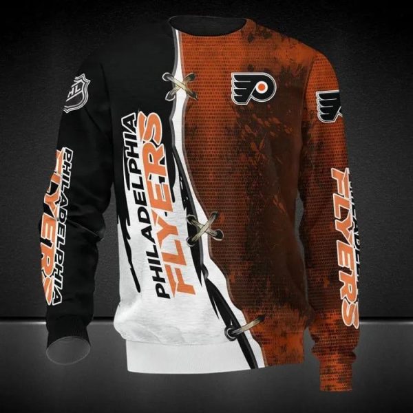 Philadelphia Flyers Ugly Christmas Sweater, Philadelphia Flyers Ugly Sweater, NHL Ugly Sweater