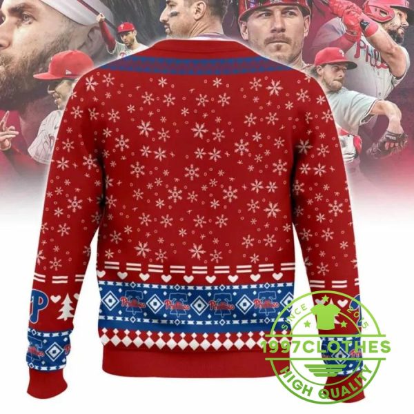 Philadelphia Phillies Believe Team Names Mlb Ugly Christmas Sweater, Philadelphia Phillies Ugly Sweater, MLB Christmas Sweater