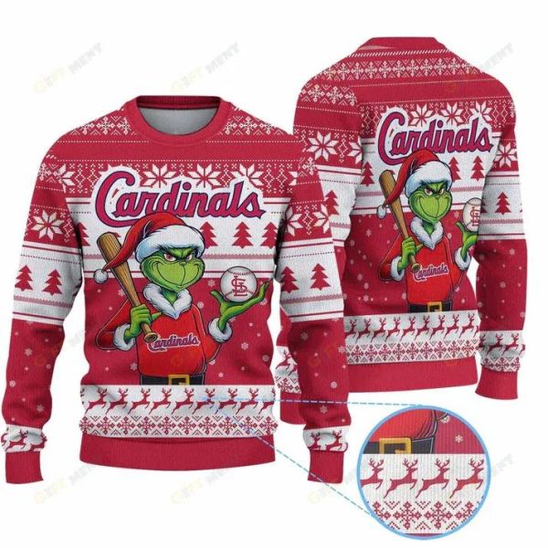 Premium Ugly Chritsmas Sweater For Fan St. Louis Cardinals Ugly Sweater, St. Louis Cardinals Ugly Sweater, MLB Christmas Sweater