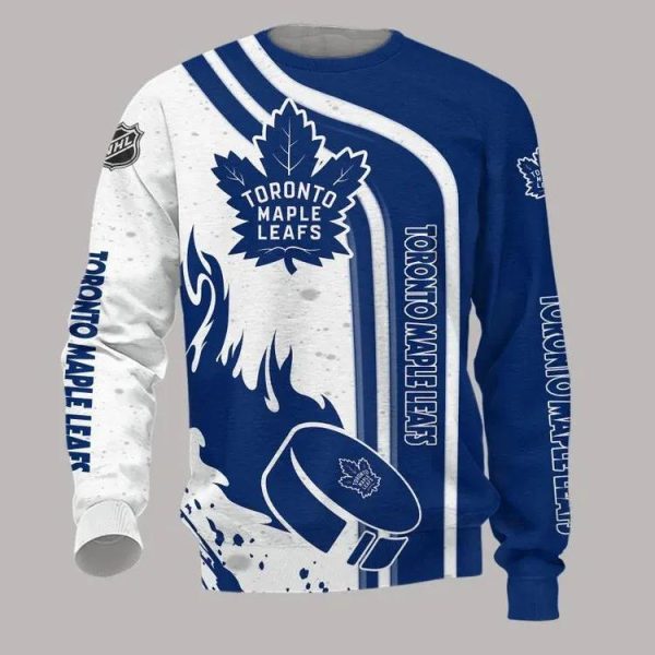 Toronto Maple Leafs Ugly Christmas Sweater, Toronto Maple Leafs Ugly Sweater, NHL Ugly Sweater