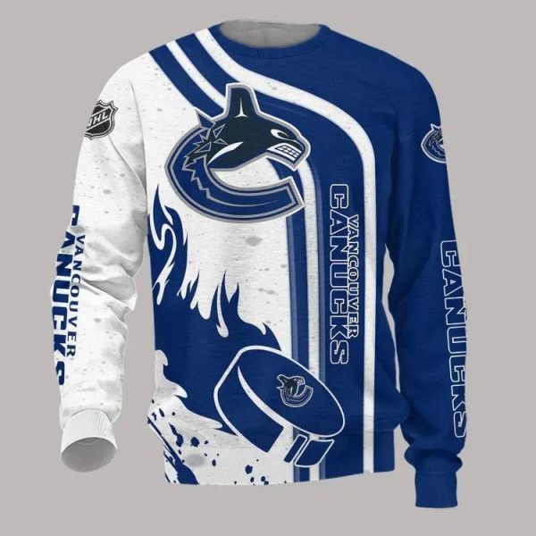 Vancouver Canucks Ugly Christmas Sweater, Vancouver Canucks Ugly Sweater, NHL Ugly Sweater