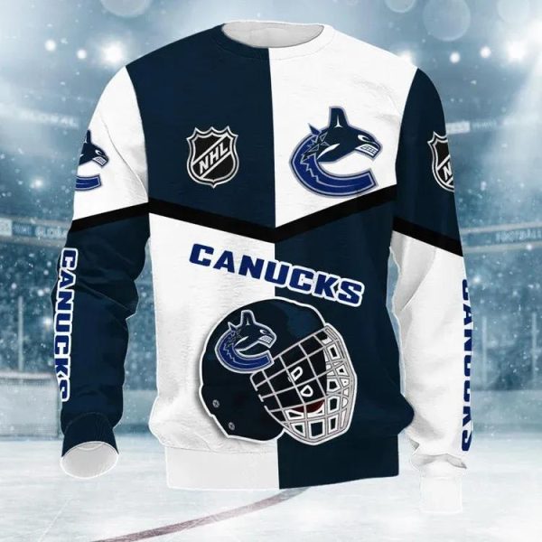 Vancouver Canucks Ugly Christmas Sweater, Vancouver Canucks Ugly Sweater, NHL Ugly Sweater