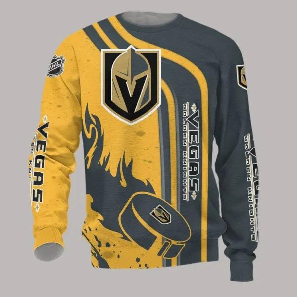 Vegas Golden Knights Ugly Christmas Sweater, Vegas Golden Knights Ugly Sweater, NHL Ugly Sweater