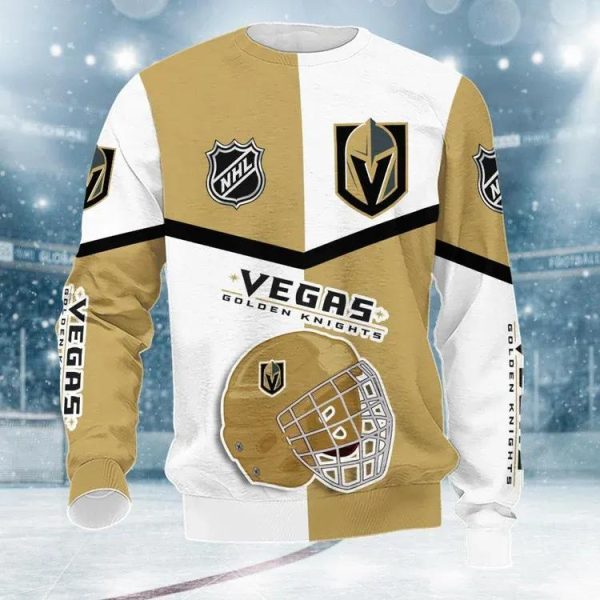 Vegas Golden Knights Ugly Christmas Sweater, Vegas Golden Knights Ugly Sweater, NHL Ugly Sweater