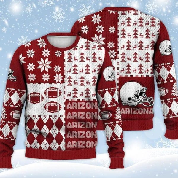 Vintage Arizona Cardinals Ugly Sweater Christmas, Arizona Cardinals Ugly Sweater, NFL Ugly Sweater